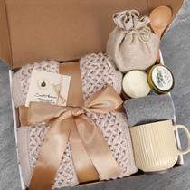 Caixa de presente GiftPeak Get Well Soon para mulheres com cobertor e conjunto de spa