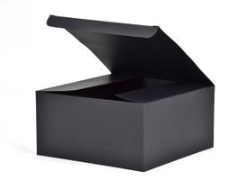 Caixa de presente HUAPRINT 20x20x10 cm, tampa preta, 24 unidades