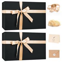 Caixa de presente LIFELUM grande 36x22x11 cm com fita e enchimento