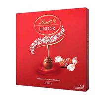 Caixa de Presente Lindt Lindor Chocolate Ao Leite 9 unidades 112g