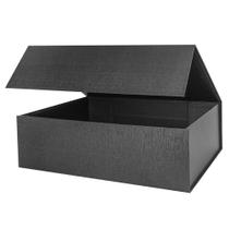 Caixa de presente OBMMIRAO Upgrade Black Hard Extra Large com tampa