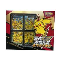 Caixa De Presente Pikachu Party Pokemon Card Trading PTCG V-UNION Quartet Linkage Nova E Não Aberta Caixa De Presente Pikachu Party Pokemon Card Trading PTCG V-UNION Quartet Linkage Nova E Não Aberta
