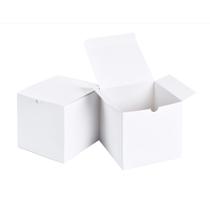 Caixa de presente SHIPKEY 10 unidades 13x13x13cm branca com tampas Caixa de presente SHIPKEY 10 unidades 13x13x13cm branca com tampas