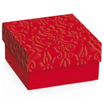 CAIXA de presente vermelha 12X12X4