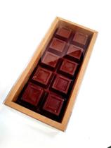 Caixa de PVC N14 - Barra 1Kg - Kraft - 10,5x25,7x5 - 5 unidades - ASSK - Rizzo Confeitaria Caixa de PVC N14 - Barra 1Kg - Kraft - 10,5x25,7x5 - 5 unidades - ASSK - Rizzo Confeitaria
