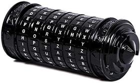 Caixa de quebra-cabeça Cryptex Da Vinci Code Mini com compartimentos ocultos