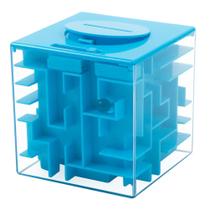 Caixa de quebra-cabeça Money Maze ThinkMax para crianças e adultos (azul) Caixa de quebra-cabeça Money Maze ThinkMax para crianças e adultos (azul)