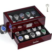 Caixa de relógio ANWBROAD UJWB002Y para homens com 20 slots