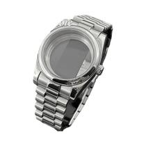 Caixa De Relógio Presidencial De 36mm 40mm Com Vidro De Safira Compatível Com Movimento NH34 NH35