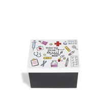 Caixa De Remédios De Metal Geguton Com Tampa Criativa - Geguton