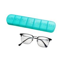 Caixa De Remédios Portátil De Grande Capacidade Para 7 Dias, Organizador De Vitaminas