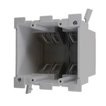 Caixa de saída Cantex 3012613 PVC 2 Gang 11x10x9 cm cinza