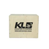 Caixa de Salto KL Master Fitness - 75/50/65cm - Madeira 15mm