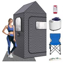 Caixa de sauna portátil MQFORU XL Personal Steam 3L 1200W