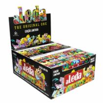 Caixa de seda aleda king size edição limitada display com 24 livretos