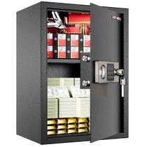 Caixa de segurança Locksworth de 1,9 pés cúbicos para dinheiro, joias e armas