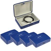 Caixa de segurança portátil com fechadura SEPOX resistente à água/fogo Caixa de segurança portátil com fechadura SEPOX resistente à água/fogo