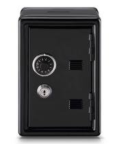 Caixa de segurança Younion Money Safe Cash Lock Box preta Caixa de segurança Younion Money Safe Cash Lock Box preta