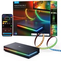 Caixa de sincronização Govee HDMI 2.1 AI Sync com luz de fundo de TV 75-85 polegadas