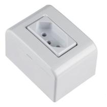 Caixa de sobrepor 1 tomada 2p+t 20a br lizflex tramontina