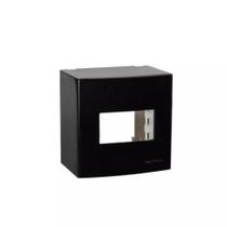 Caixa de Sobrepor 75x75 1 Posto Sistema X Ebony Margirius 21206 Caixa de Sobrepor 75x75 1 Posto Sistema X Ebony Margirius 21206