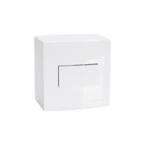 Caixa De Sobrepor 75x75 Com Interruptor Simples Margirius Sleek 10a Branca Caixa De Sobrepor 75x75 Com Interruptor Simples Margirius Sleek 10a Branca