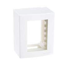 CAIXA DE SOBREPOR 95 x 75 - 3 POSTOS SLEEK COM SUPORTE MARGIRIUS