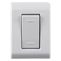 Caixa de Sobrepor com 1 Interruptor Paralelo 10 Ampères 250 Volts LizFlex Branca - 57304005 - TRAMONTINA Caixa de Sobrepor com 1 Interruptor Paralelo 10 Ampères 250 Volts LizFlex Branca - 57304005 - TRAMONTINA