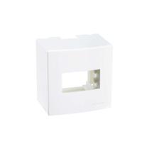 Caixa de Sobrepor com Suporte MarGirius Sleek 75x75 para 1 Módulo Branca