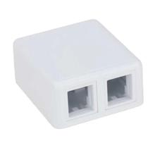 Caixa De Sobrepor Para Rj45, C/2 Saidas, Janela Caixa De Sobrepor Para Rj45, C/2 Saidas, Janela