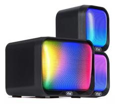 Caixa De Som 110v 220v Com Bluetooth Home Theater Subwoofer Pc Tv Usb Djs Família Festas - Knup