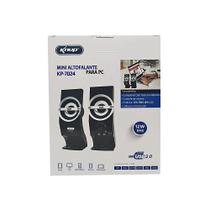 Caixa de som 12w kp-7024 knup
