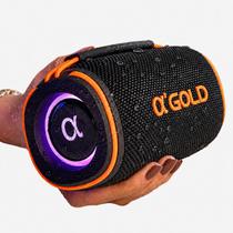 Caixa de som 15w bluetooth agold ipx6 potente à prova dágua