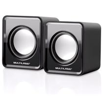 Caixa De Som 2.0 3W Rms Pt Estéreo Usb/P2 Sp144 Multilaser