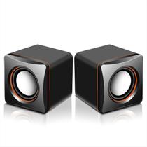 Caixa de Som 2.0 Brazil PC BPC-D02L - 3W - P2 e USB - Preto