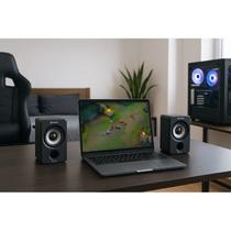 Caixa De Som 2.0 Canais 6w Preto Usb Hoopson Caixinha De Som Portátil