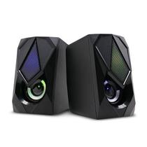 Caixa De Som 2.0 Gamer 12W Rms Rgb