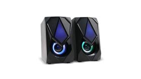 Caixa De Som 2.0 Usb Gamer 12w Rms - Led Rgb - Sp951 - Multi