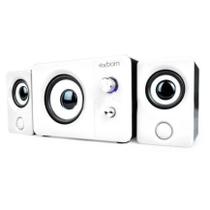 Caixa de Som 2.1 9W Mini System CS-210 Branca - Exbom