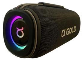 Caixa De Som 60W Bluetooth Grave Alta Potencia Gold Sm07A