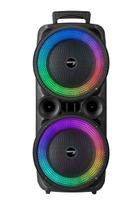 Caixa De Som 80w 2 Alto Falantes 8 Polegadas Com LED Bluetooth USB TWS Empire880 Soundvoice