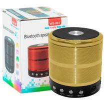 Caixa de Som 887 Mini Caixinha Bluetooth Portatil Usb Sd Fm Bateria Recarregavel
