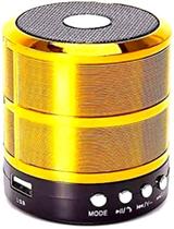 Caixa De Som 887 Portátil Bluetooth Sem Fio com Rádio FM SD USB