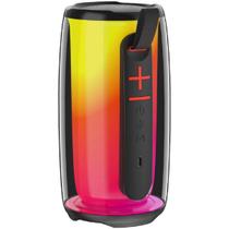 Caixa de Som Acústica Daewoo Colortube 80 Portátil Bluetooth 5.0 USB Amplificada 25W Preta com Luz Led RGB
