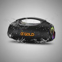 Caixa De Som agold pro Tws 70w Estéreo Bluetooth Sm32B resistente a agua IPX6 - A GOLD