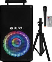 Caixa de Som Aiwa AW-TSP15K - 1000W BT/USB/FM/Aux + Microfone - Preto