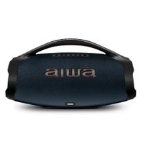 Caixa de Som Aiwa Boombox Plus BBS-01-LBL 200W Bluetooth 30H IP66 Usb Azul