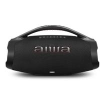 Caixa de Som Aiwa Boombox Portátil 200W Proteção IP66 Até 30 Horas AWS-BBS-01-B