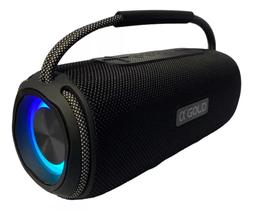 Caixa de SOM Alto-falante Portátil Com Bluetooth Tws 60w Potência Black Cor Preto Bivolt - AGOLD