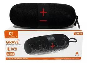 Caixa de Som AM10 16W Grave Potente 2 Auto Falantes